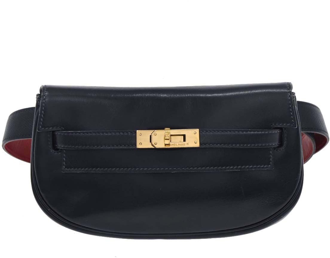 Hermès Hermes Kelly Moove Bag Swift Navy