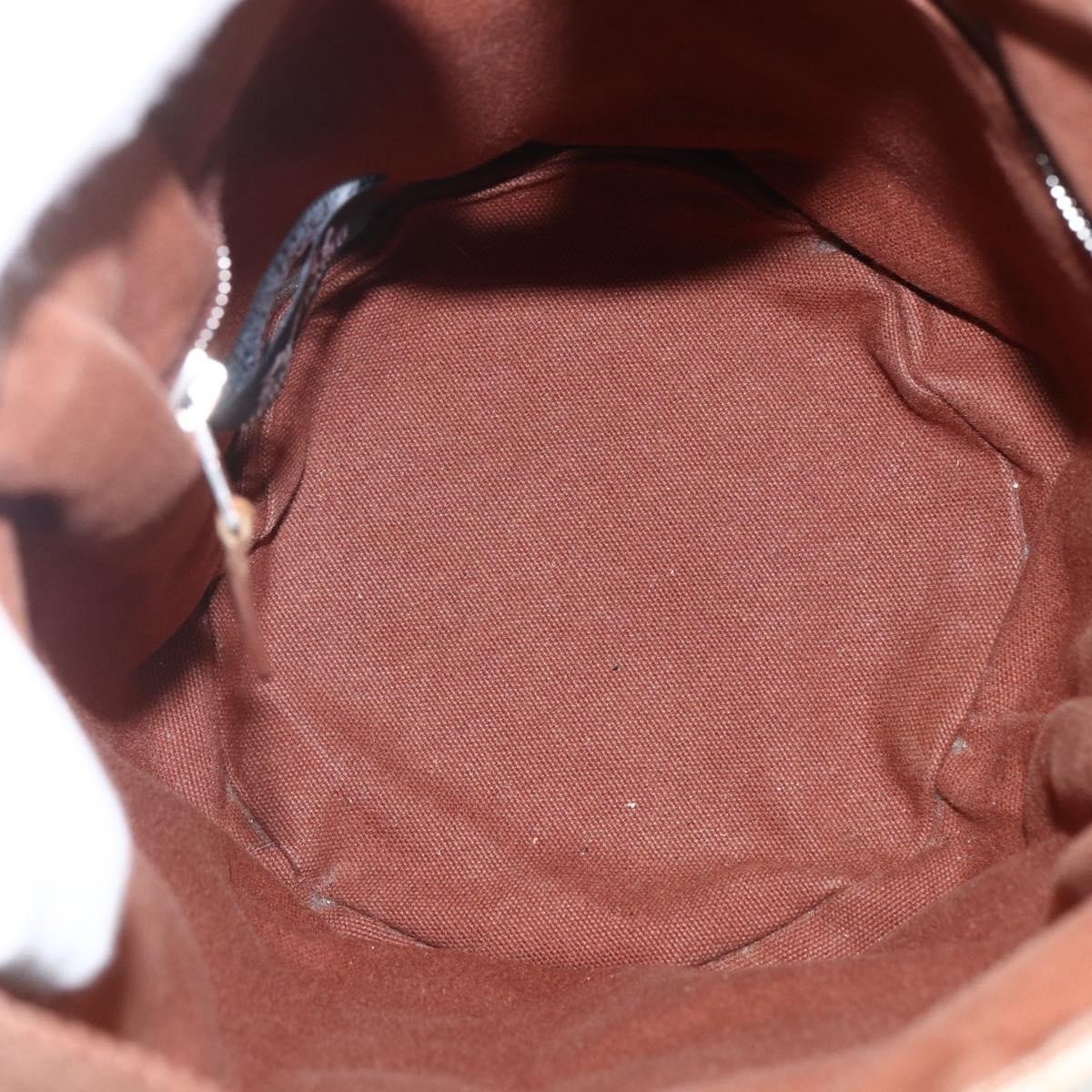 Hermès Hermes Saxo Handbag Toile PM Beige