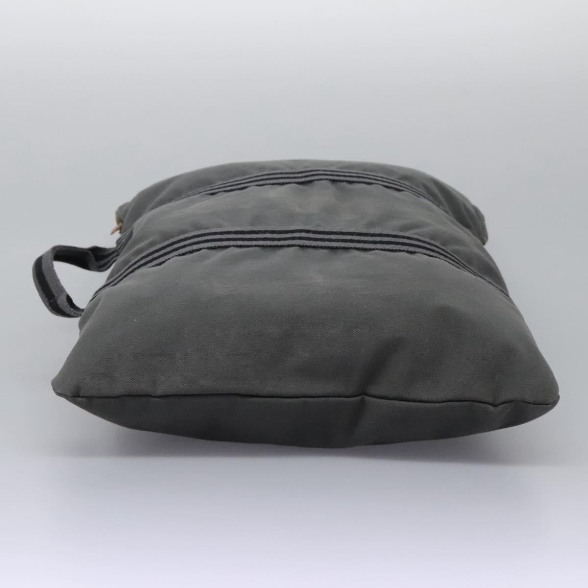 Hermès Hermes Fourre Tout Besace Messenger Bag Toile PM Grijs