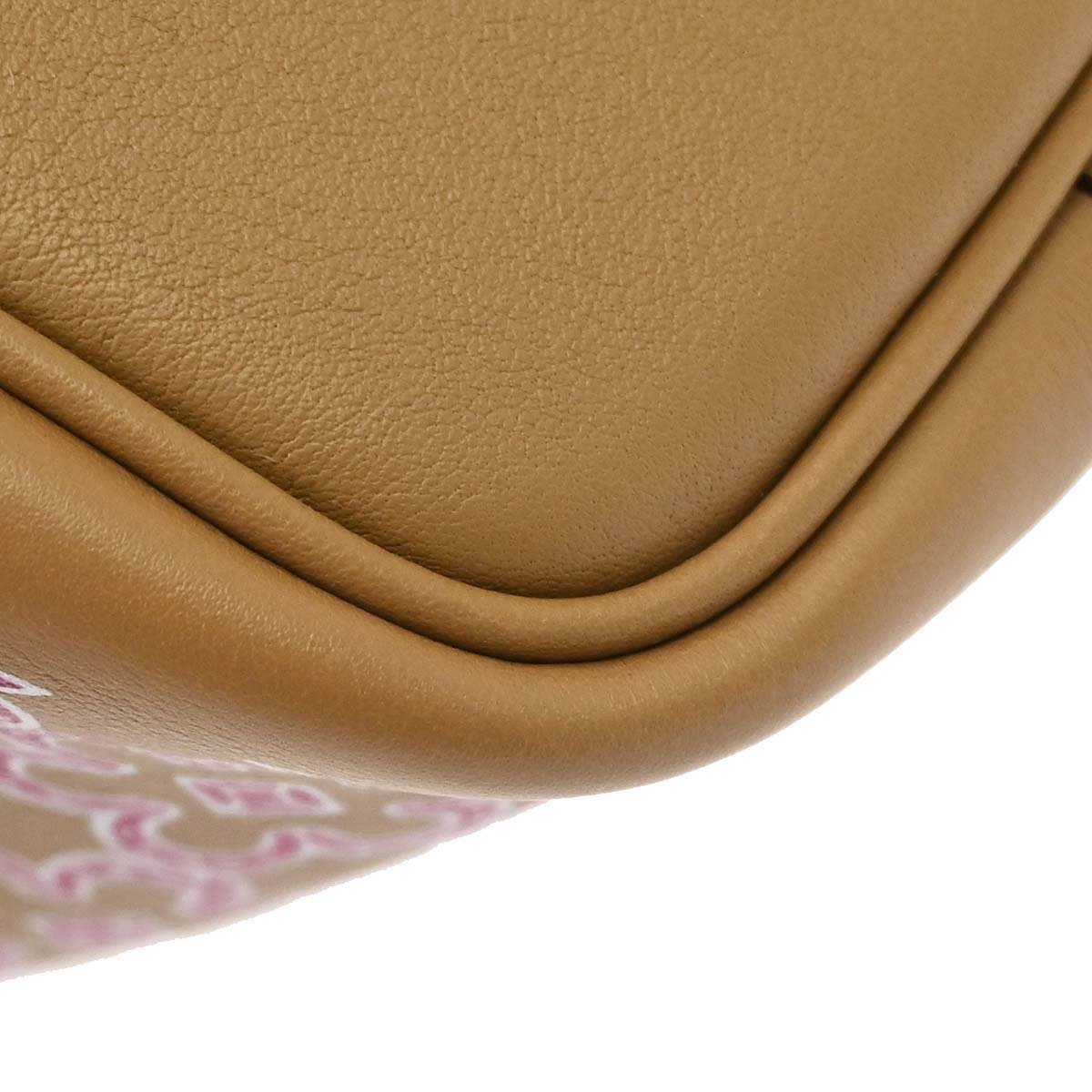 Hermès Hermes Picotin Lock Lucky Daisy Printed Swift Micro Bruin