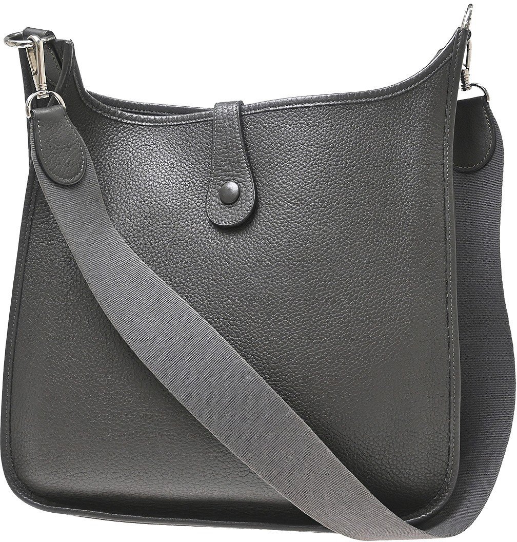 Hermès Hermes Evelyne Bag Gen I Clemence GM Grijs