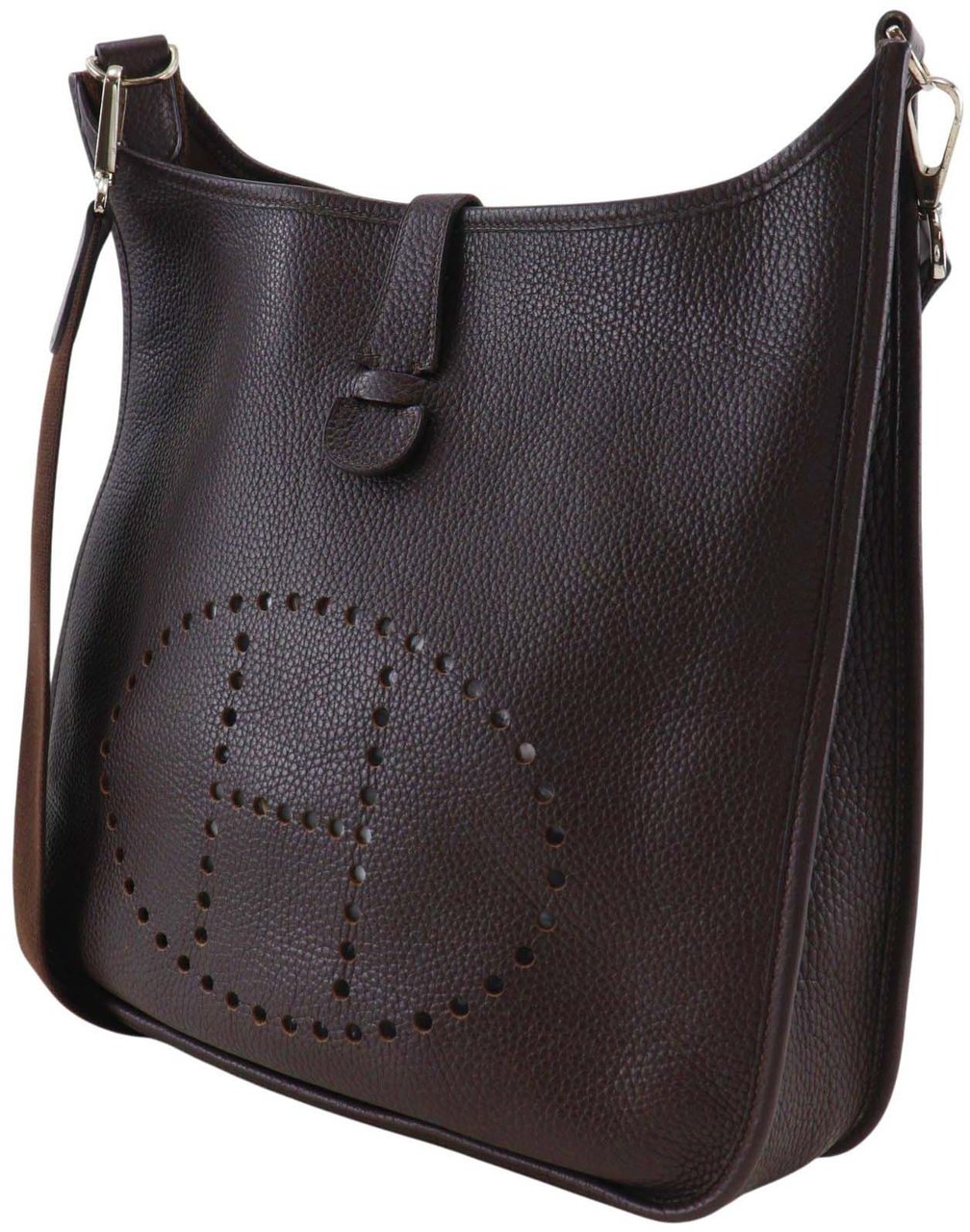 Hermès Hermes Evelyne Bag Gen I Clemence GM Bruin