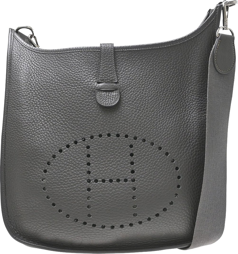 Hermès Hermes Evelyne Bag Gen I Clemence GM Grijs