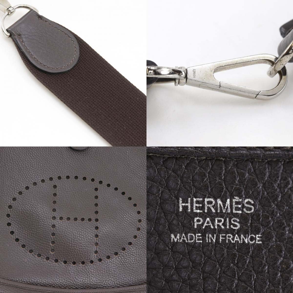 Hermès Hermes Evelyne Bag Gen I Clemence GM Bruin