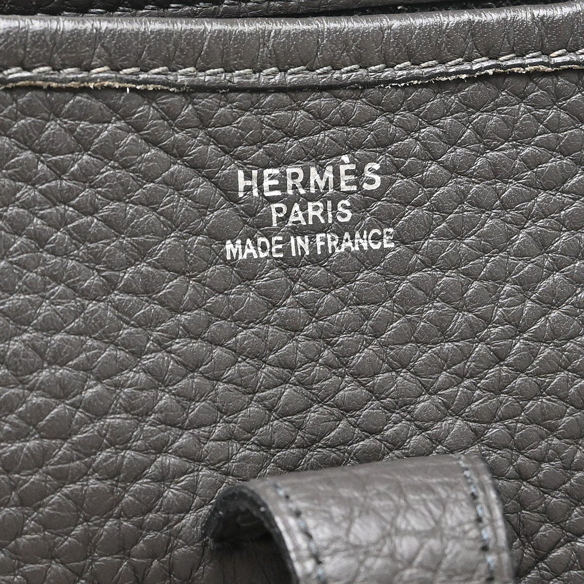 Hermès Hermes Evelyne Bag Gen I Clemence GM Grijs