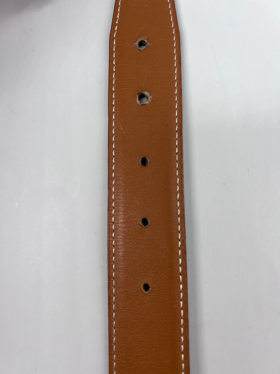 Hermès Hermes Lucky H Belt Leather Medium Zwart