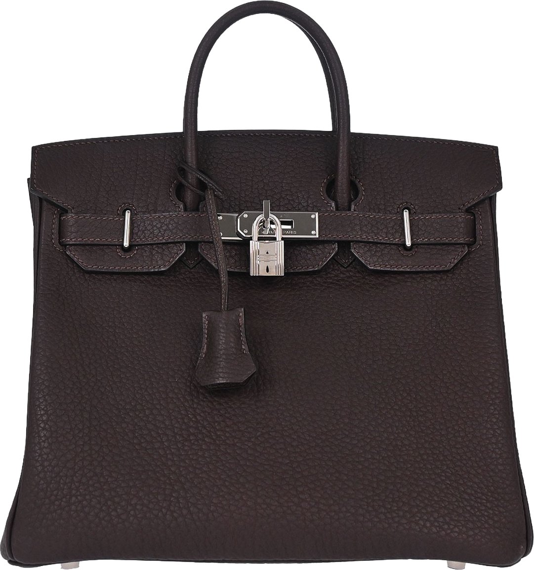 Hermès Hermes HAC Birkin Black Fjord with Palladium Hardware 28 Bruin