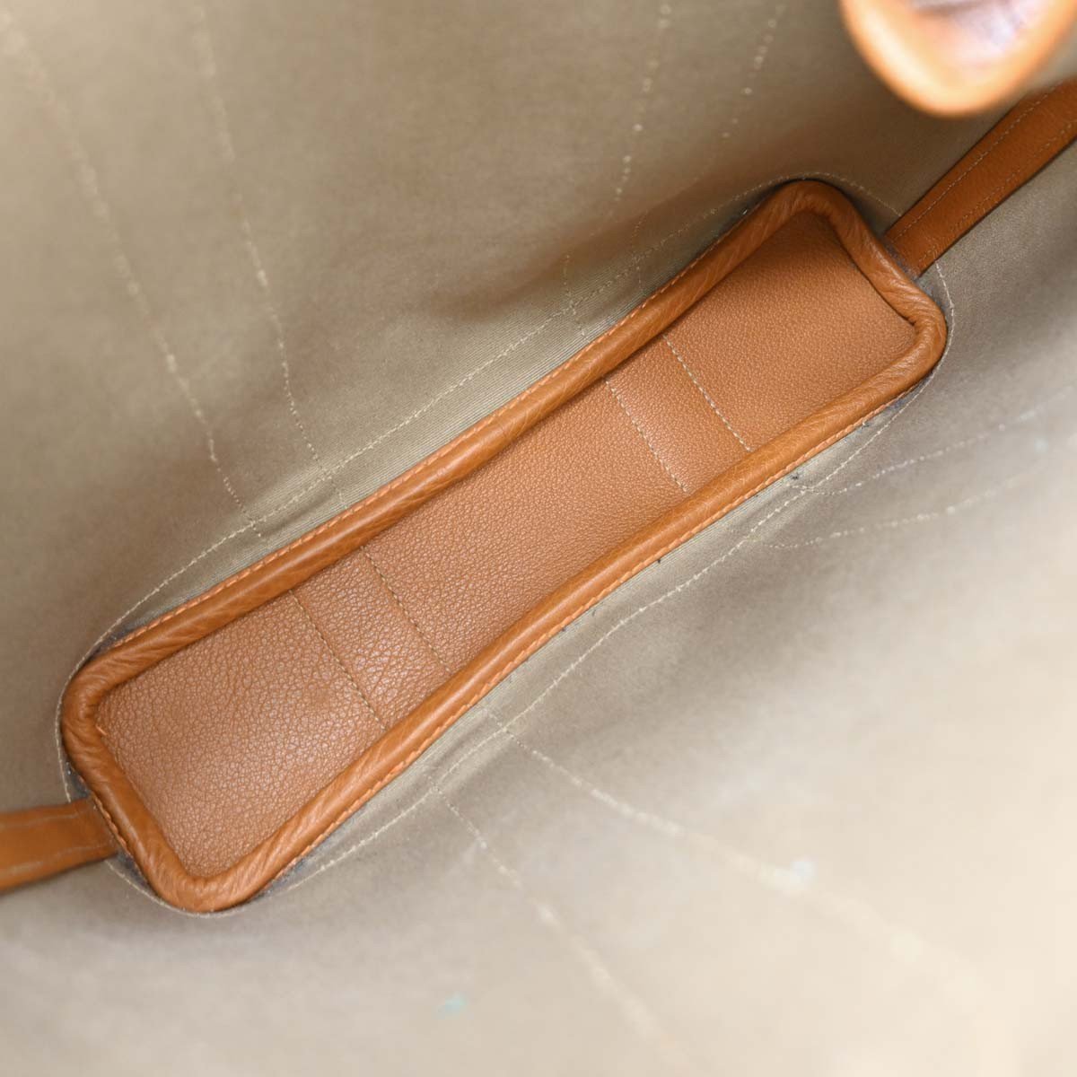 Hermès Hermes Garden File Tote Toile and Leather 28 Oranje