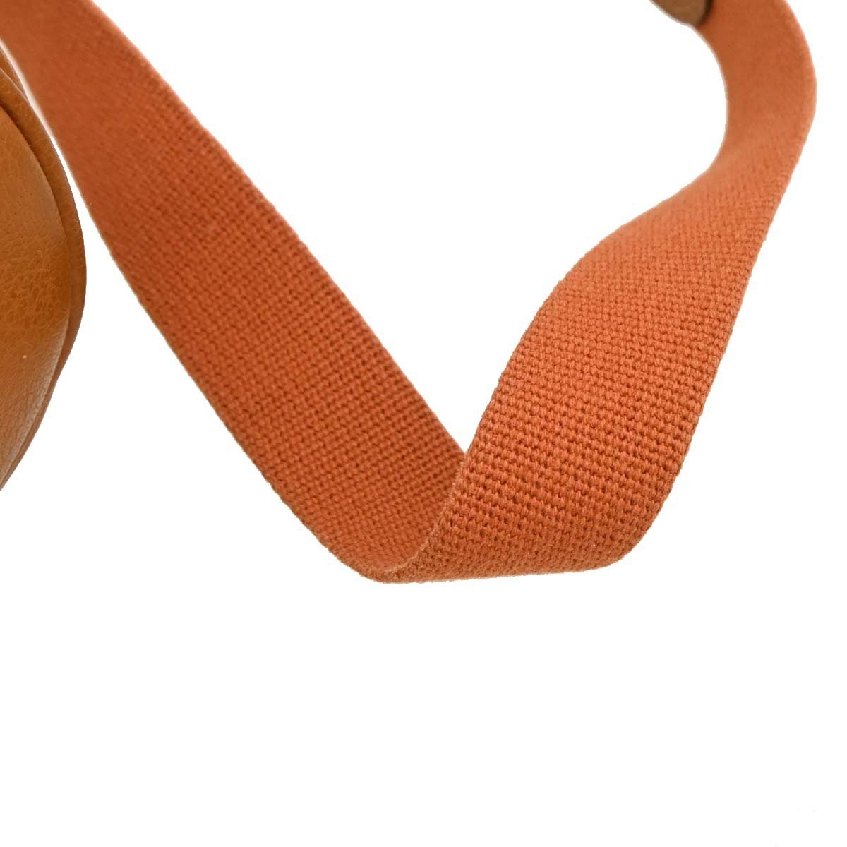 Hermès Hermes Garden File Tote Toile and Leather 28 Oranje