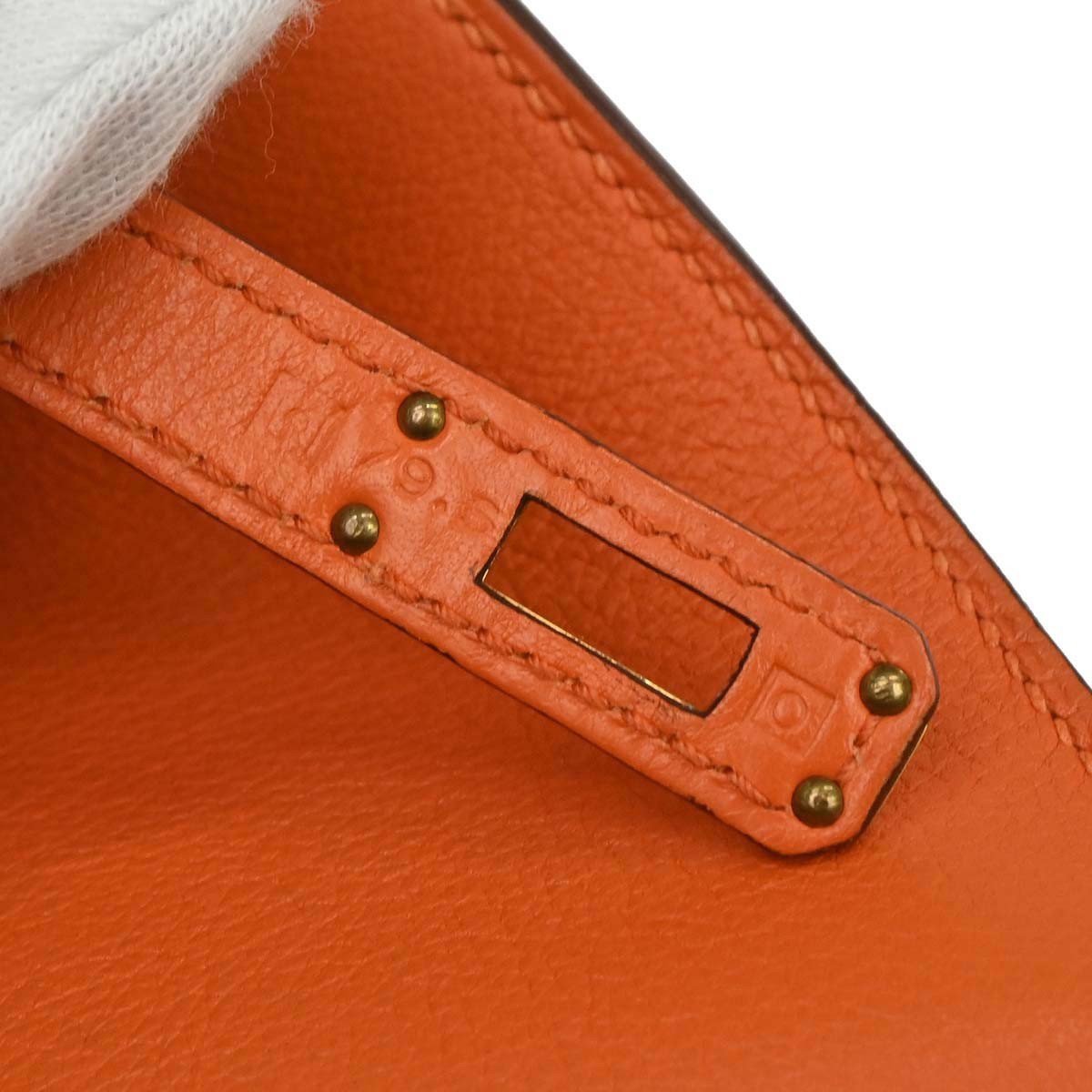 Hermès Hermes Kelly Pochette Swift Oranje
