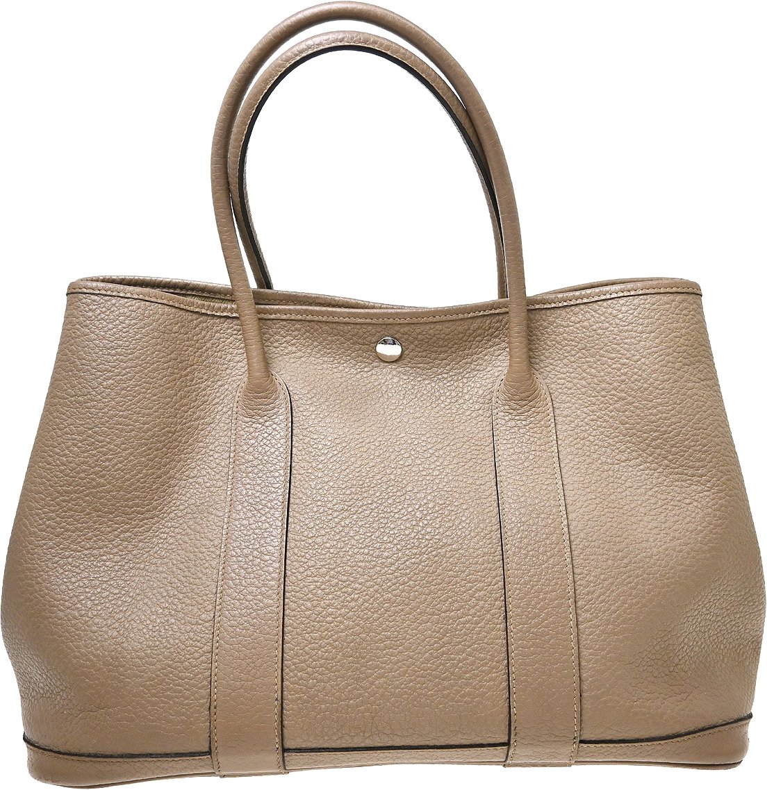 Hermès Hermes Quadrige Garden Party Tote Leather 36 Beige