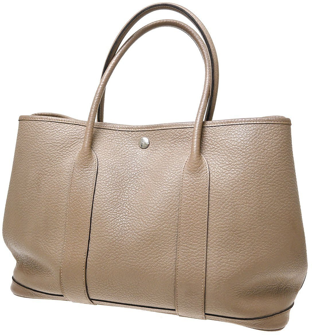 Hermès Hermes Quadrige Garden Party Tote Leather 36 Beige