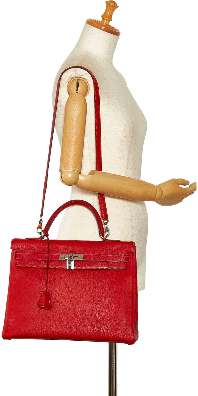 Hermès Togo Kelly 35 Rood