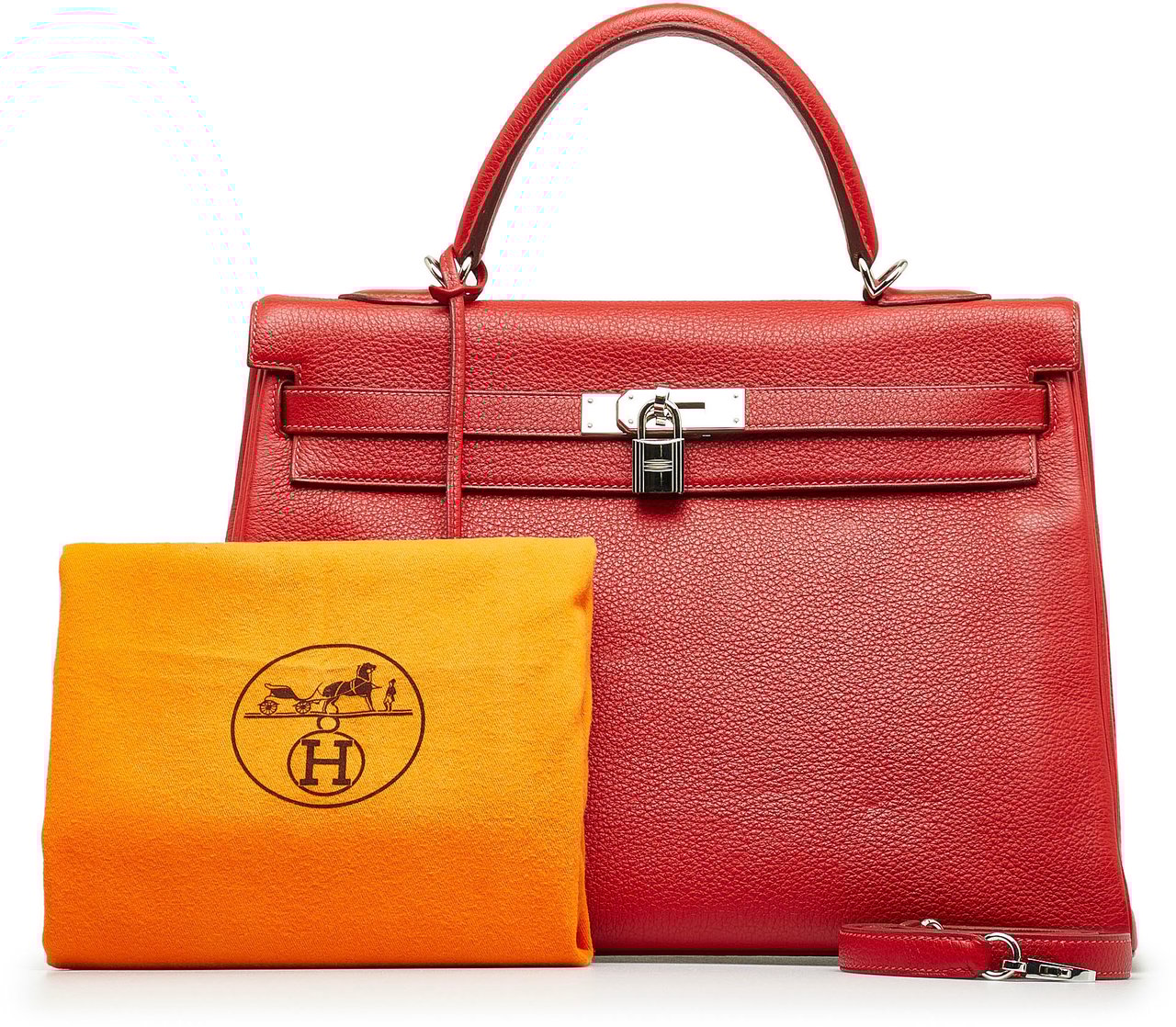 Hermès Togo Kelly 35 Rood