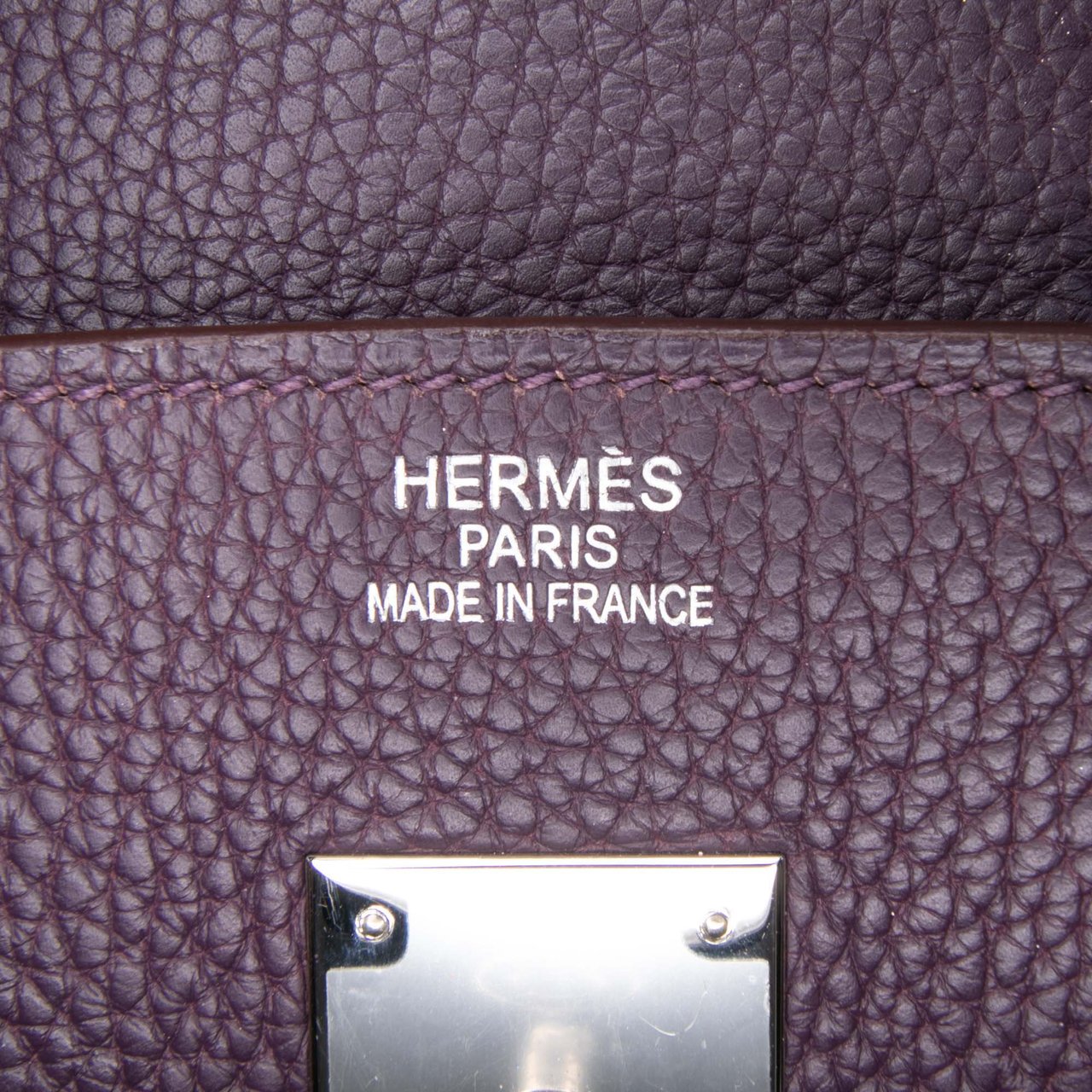 Hermès Togo Birkin Retourne 35 Paars