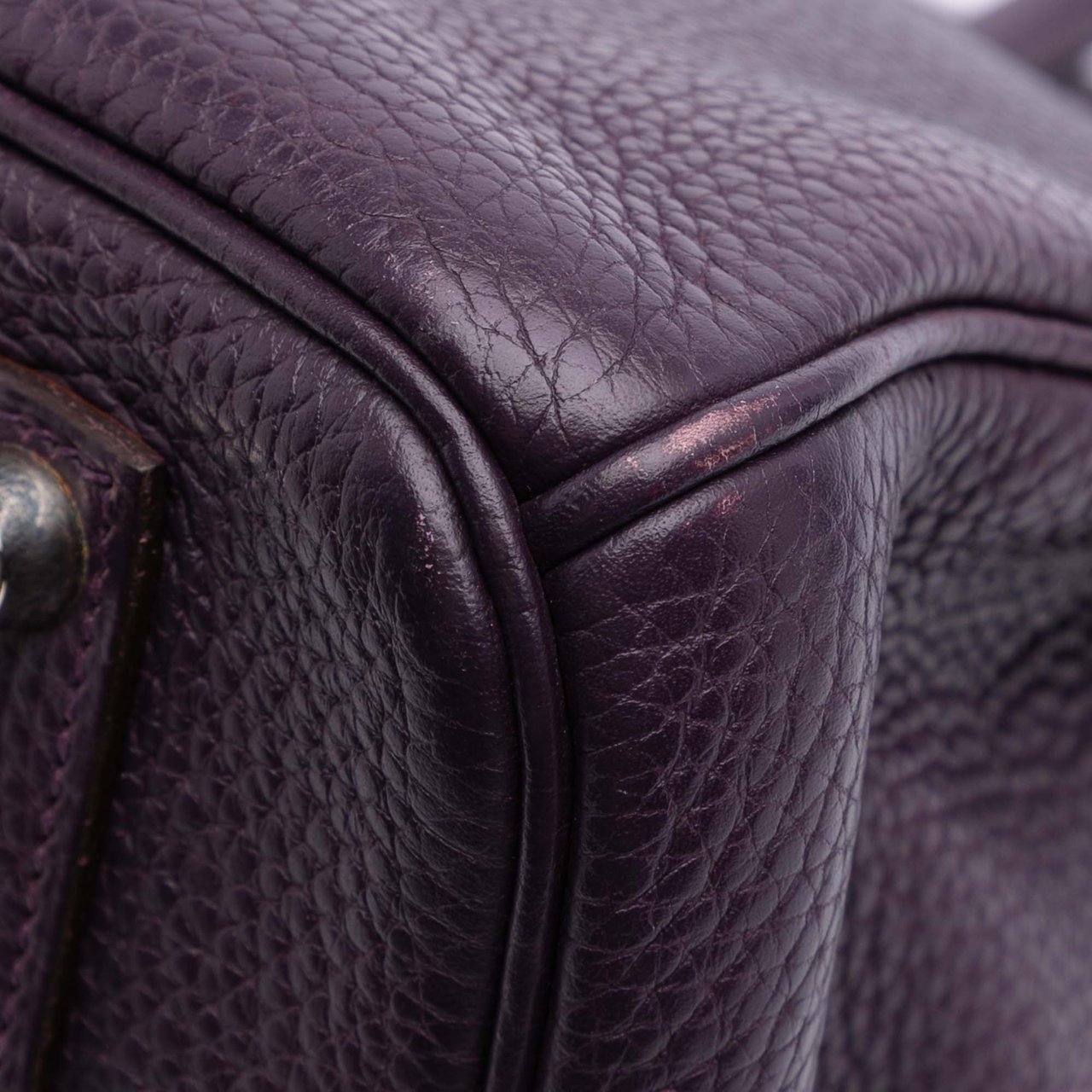 Hermès Togo Birkin Retourne 35 Paars