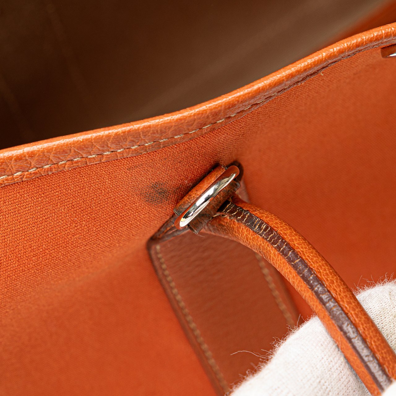 Hermès Toile and Negonda Garden Party 30 Oranje