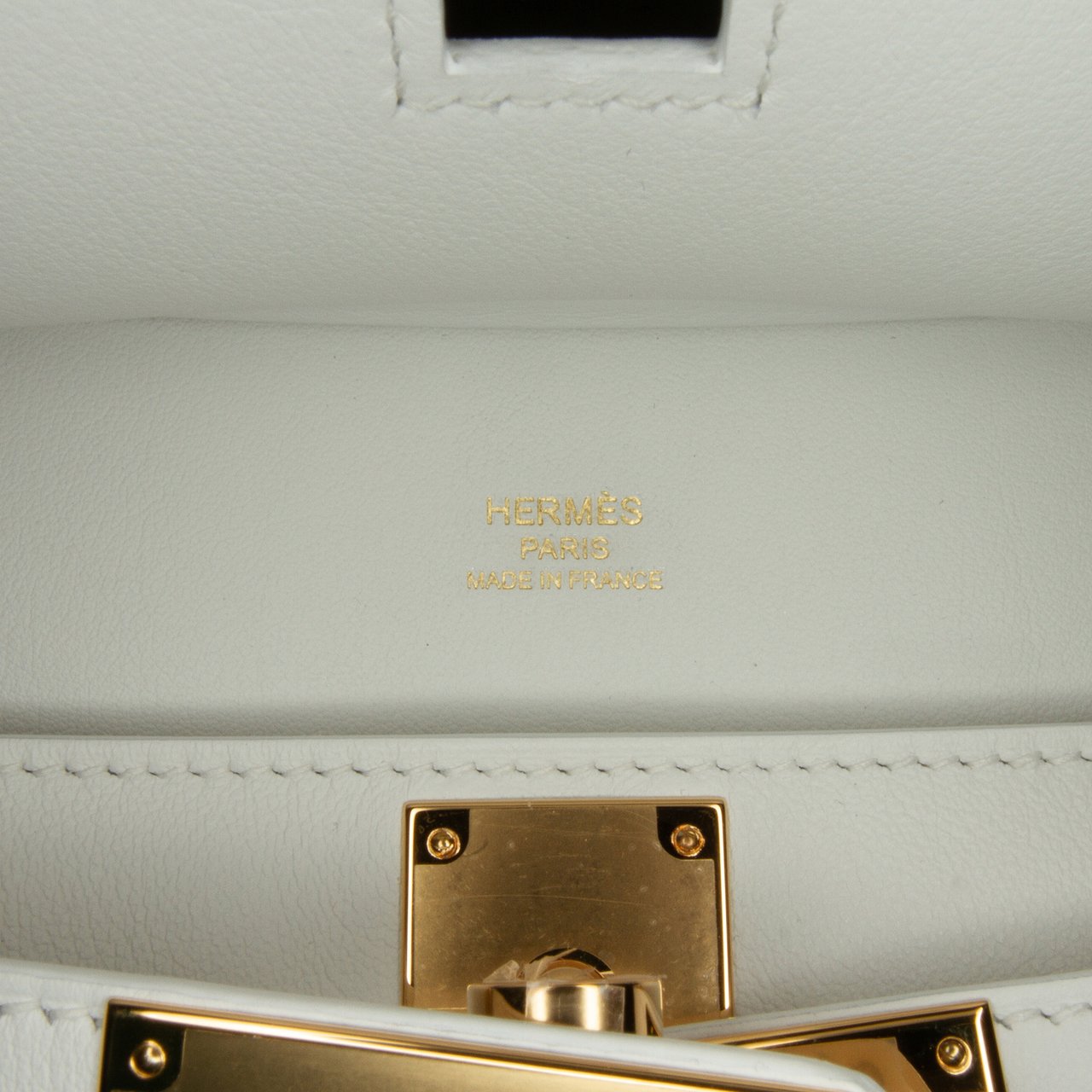 Hermès Evercolor Mini Jypsiére Wit