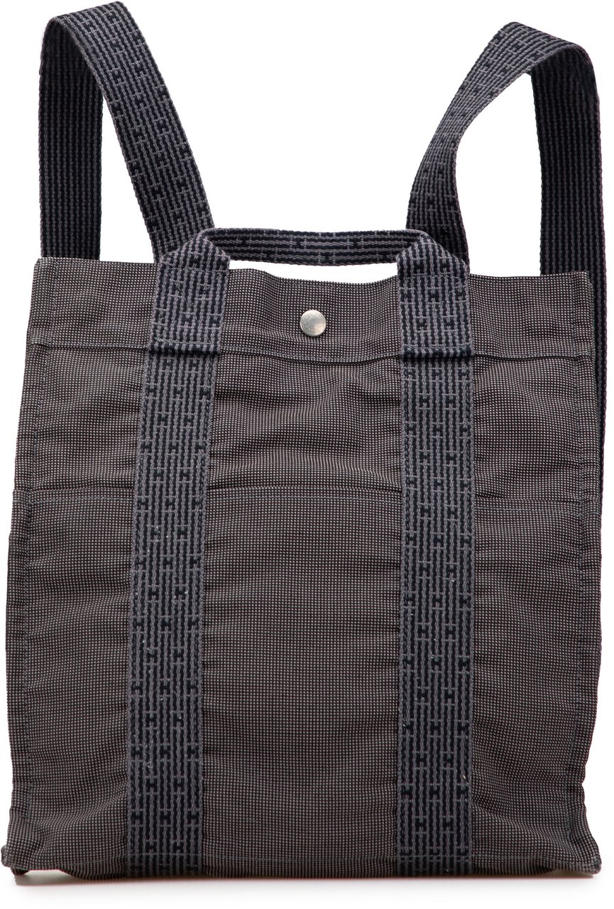Hermès Canvas Herline Backpack MM Grijs