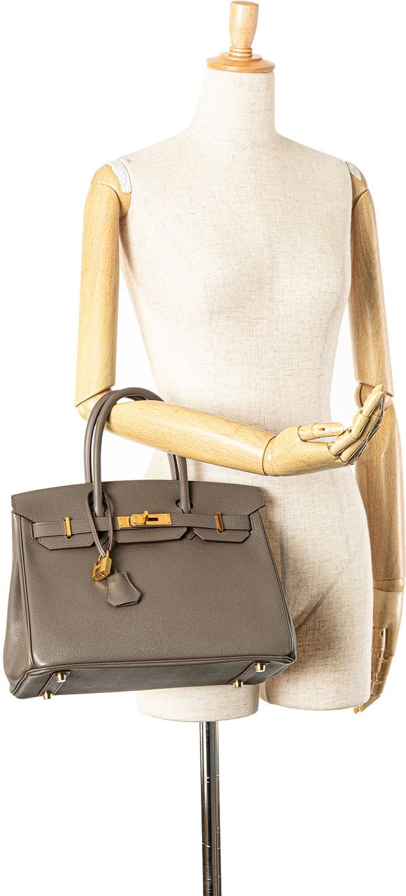 Hermès Epsom Birkin Retourne 30 Bruin