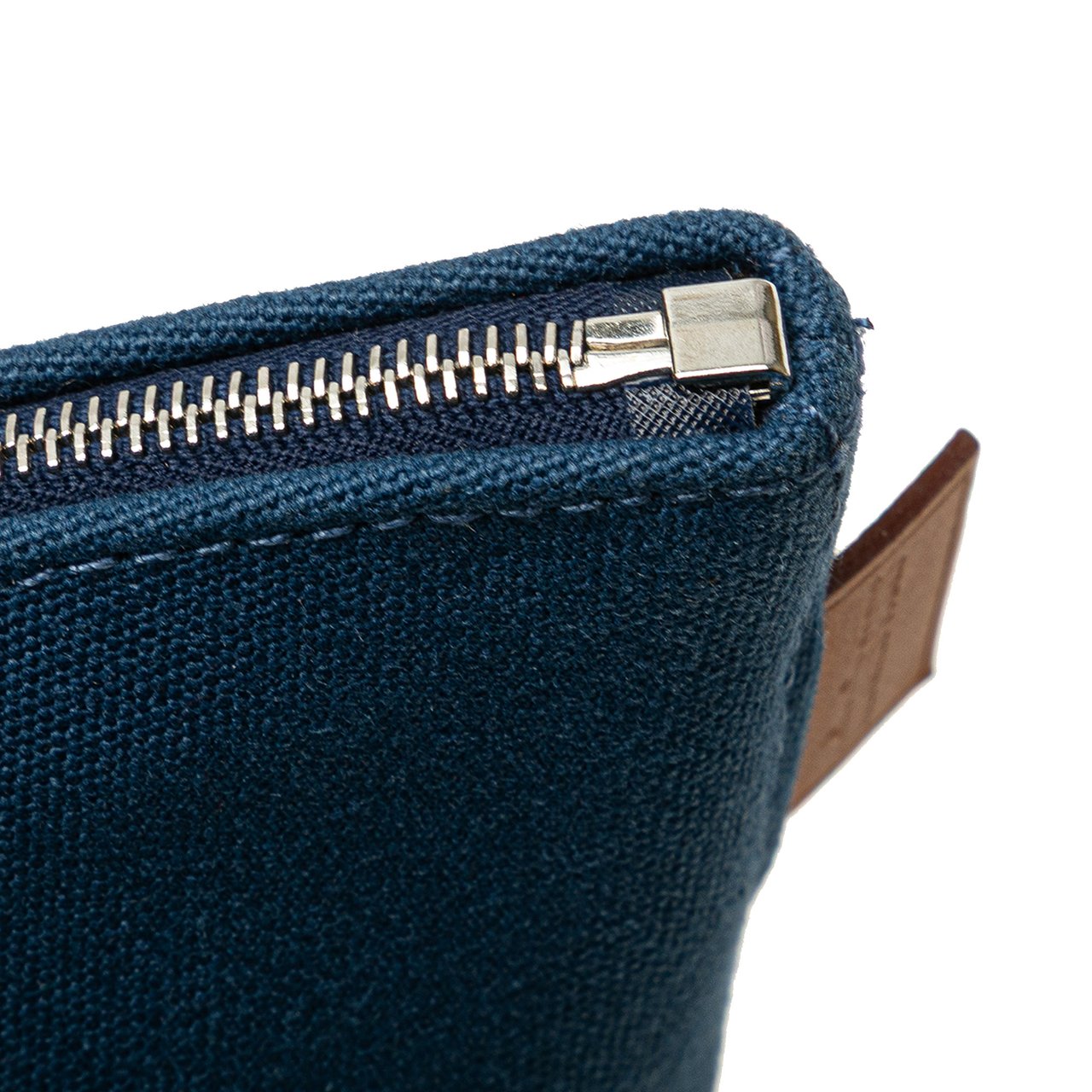 Hermès Mini Toile Palmyre Pouch Blauw