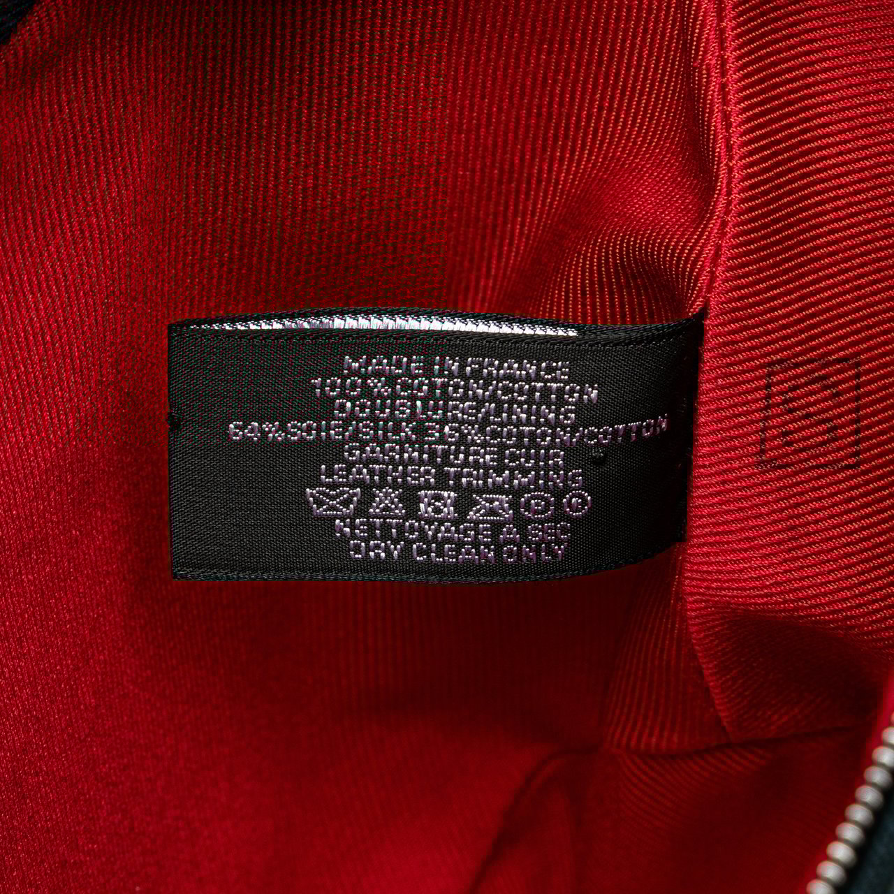 Hermès Mini Toile Palmyre Pouch Blauw