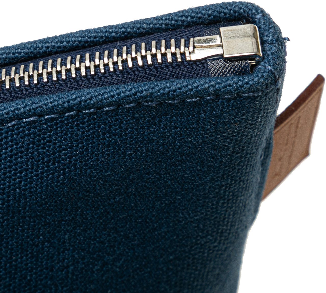 Hermès Mini Toile Palmyre Pouch Blauw