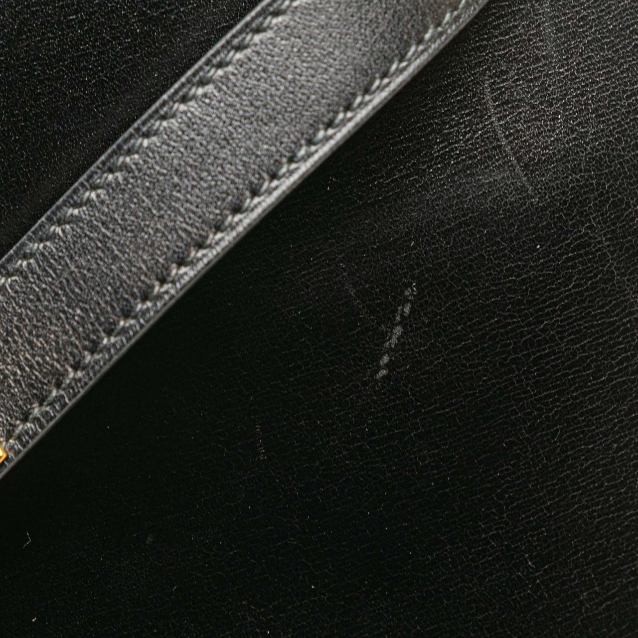 Hermès Box Calf Kelly Sellier 32 Zwart