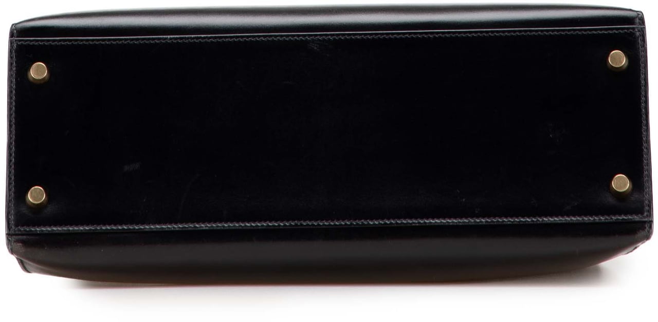 Hermès Box Calf Kelly Sellier 32 Zwart