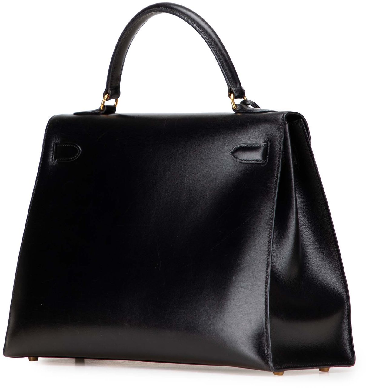 Hermès Box Calf Kelly Sellier 32 Zwart