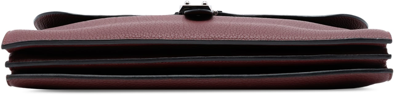 Hermès Togo Sac A Depeches 38 Rood