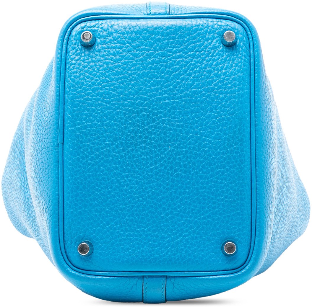 Hermès Clemence Picotin Lock 18 Blauw