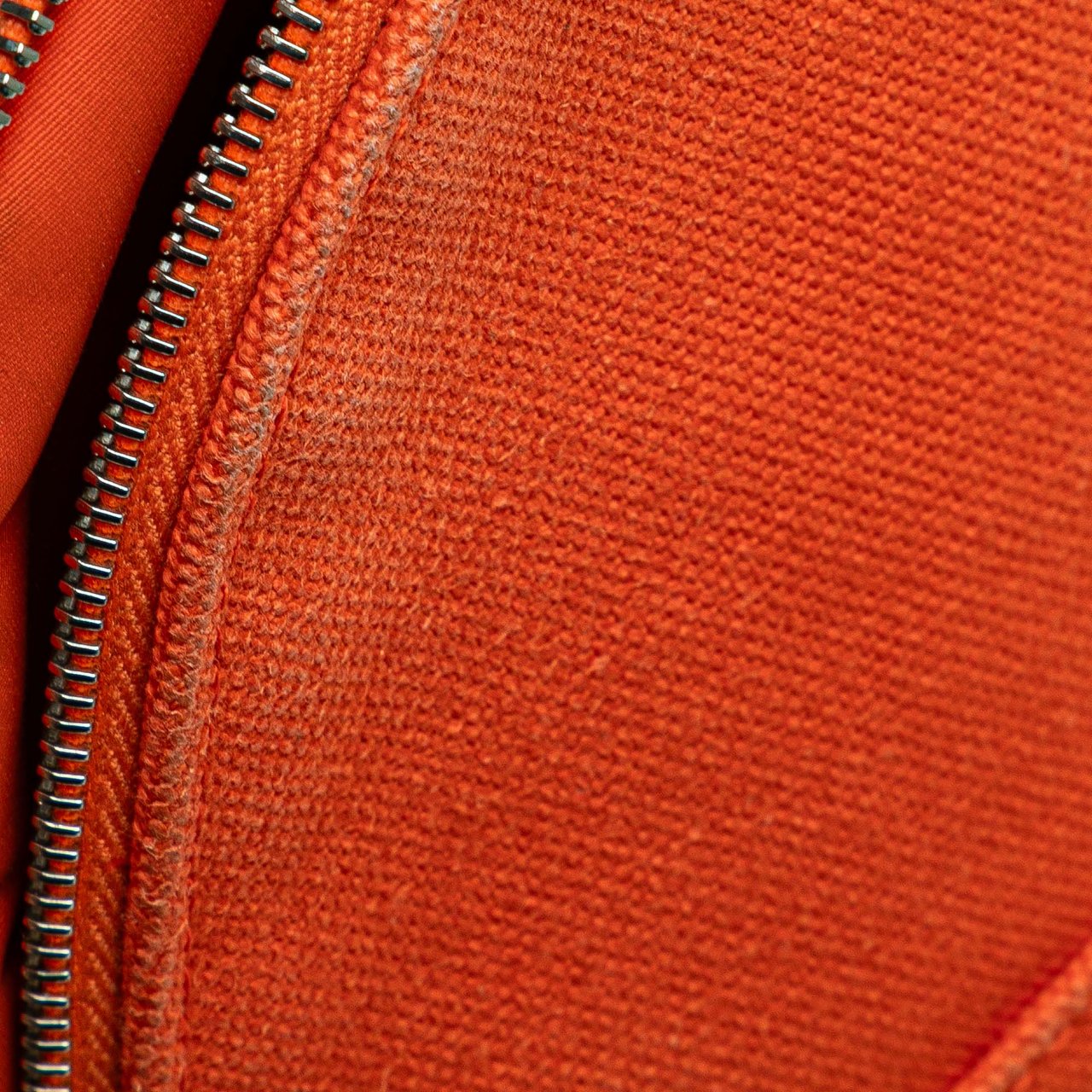 Hermès Toile Bolide Trousse de Voyage GM Oranje