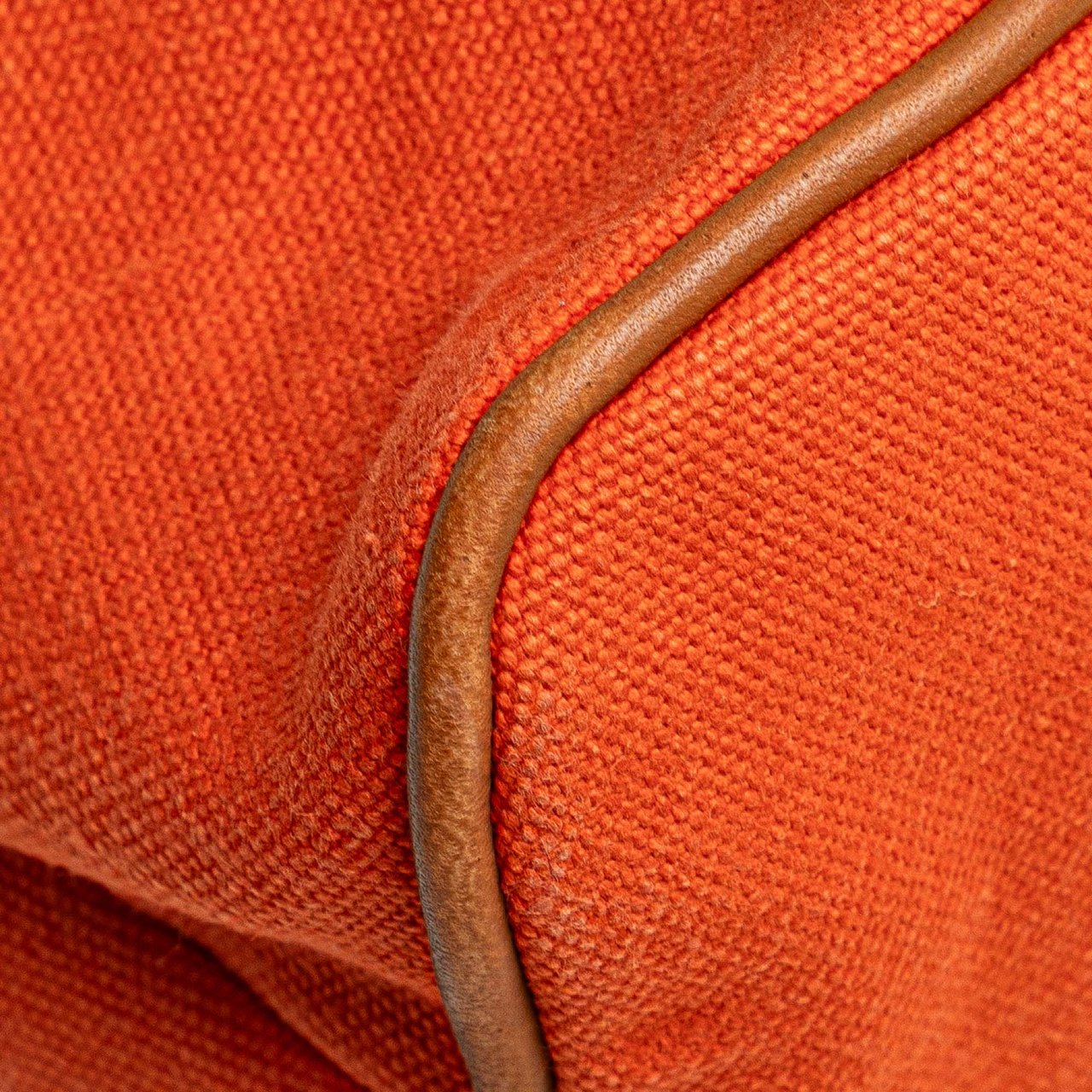 Hermès Toile Bolide Trousse de Voyage GM Oranje