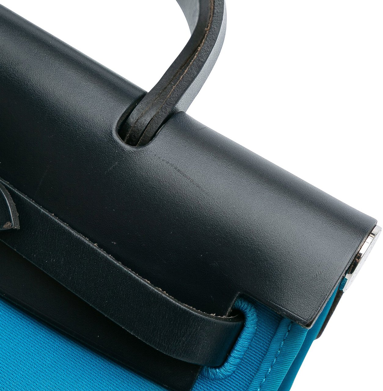 Hermès Toile Herbag Zip 31 Blauw