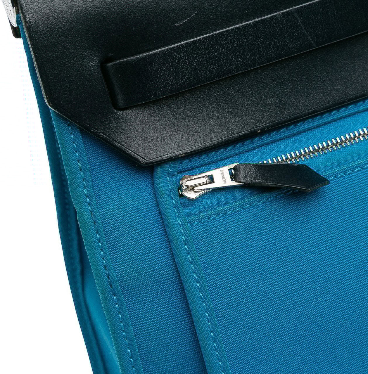 Hermès Toile Herbag Zip 31 Blauw