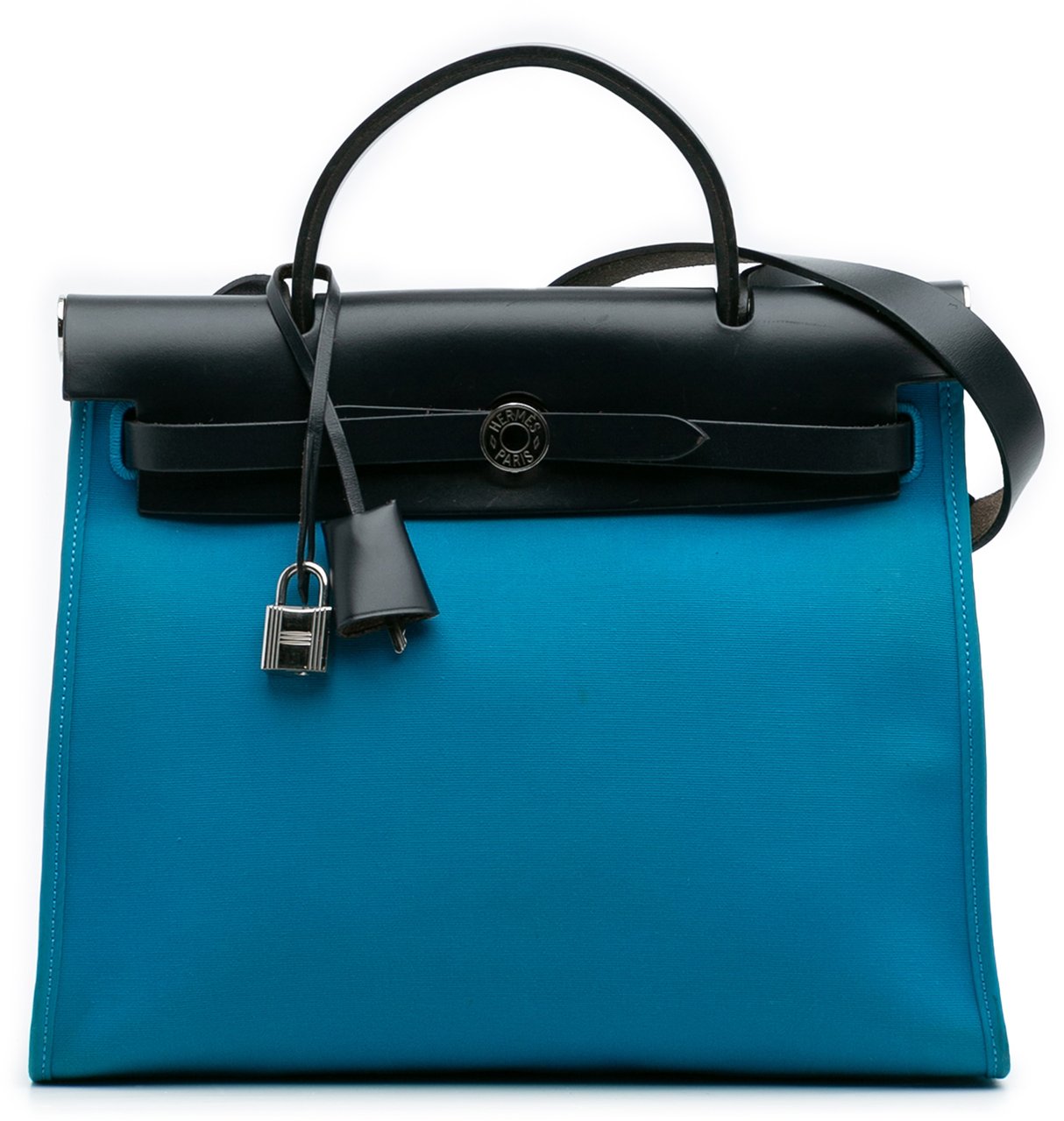 Hermès Toile Herbag Zip 31 Blauw