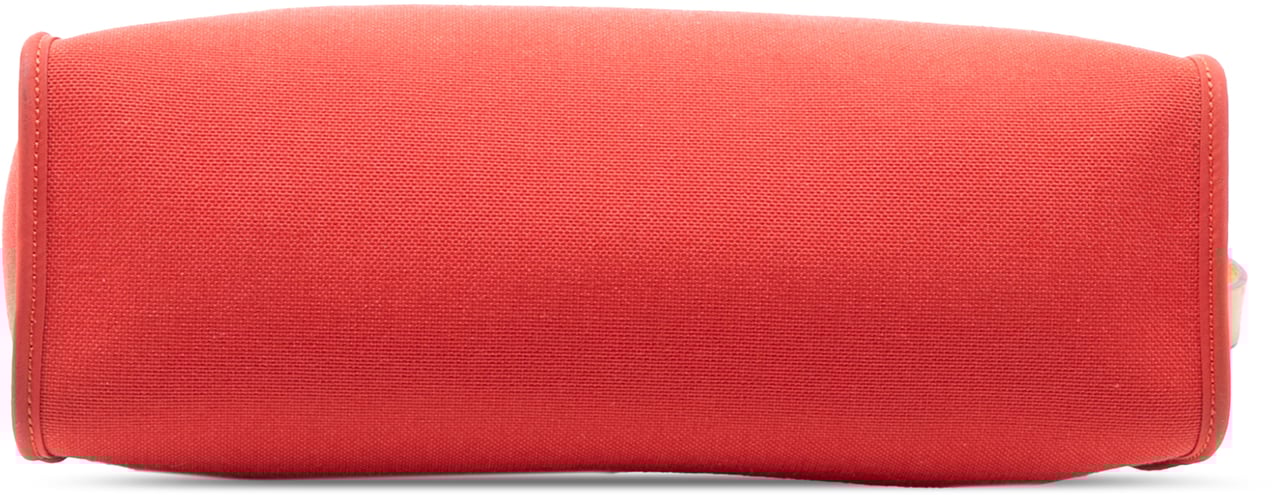 Hermès Toile Herbag Zip 31 Oranje