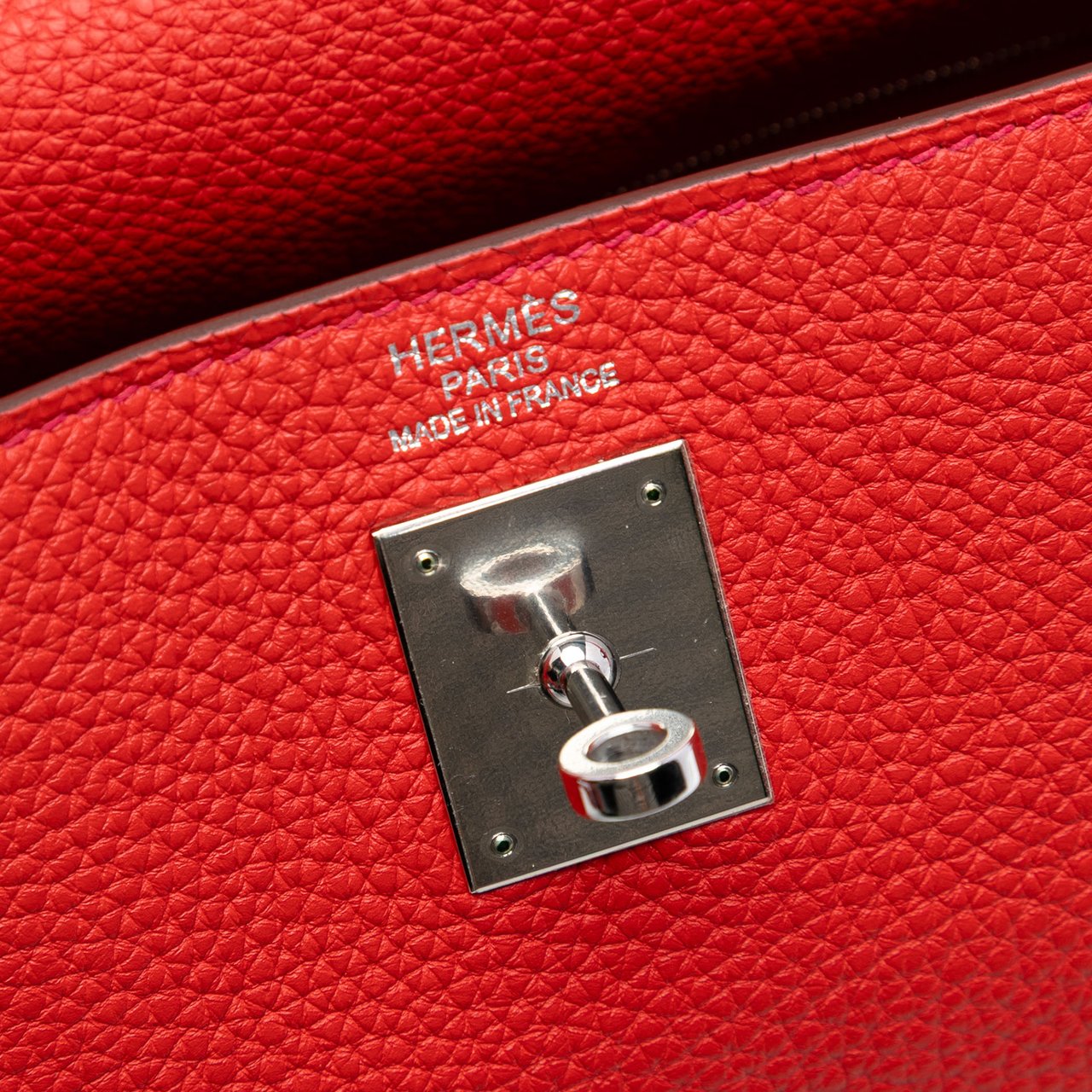 Hermès Togo Kelly II Retourne 35 Rood