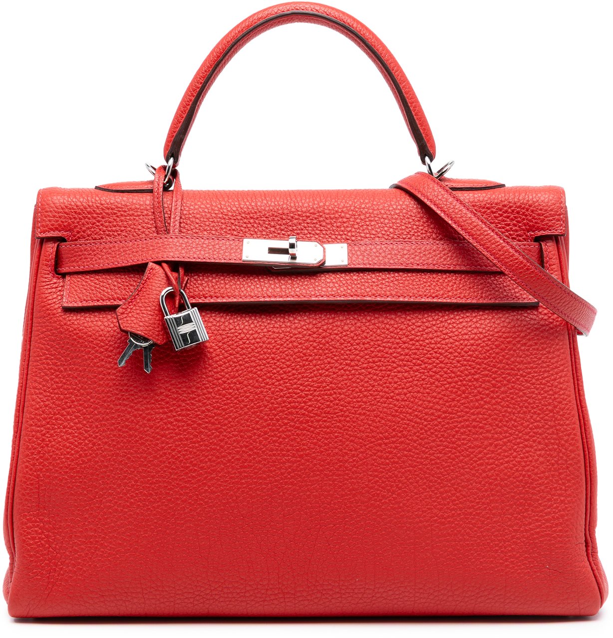 Hermès Togo Kelly II Retourne 35 Rood