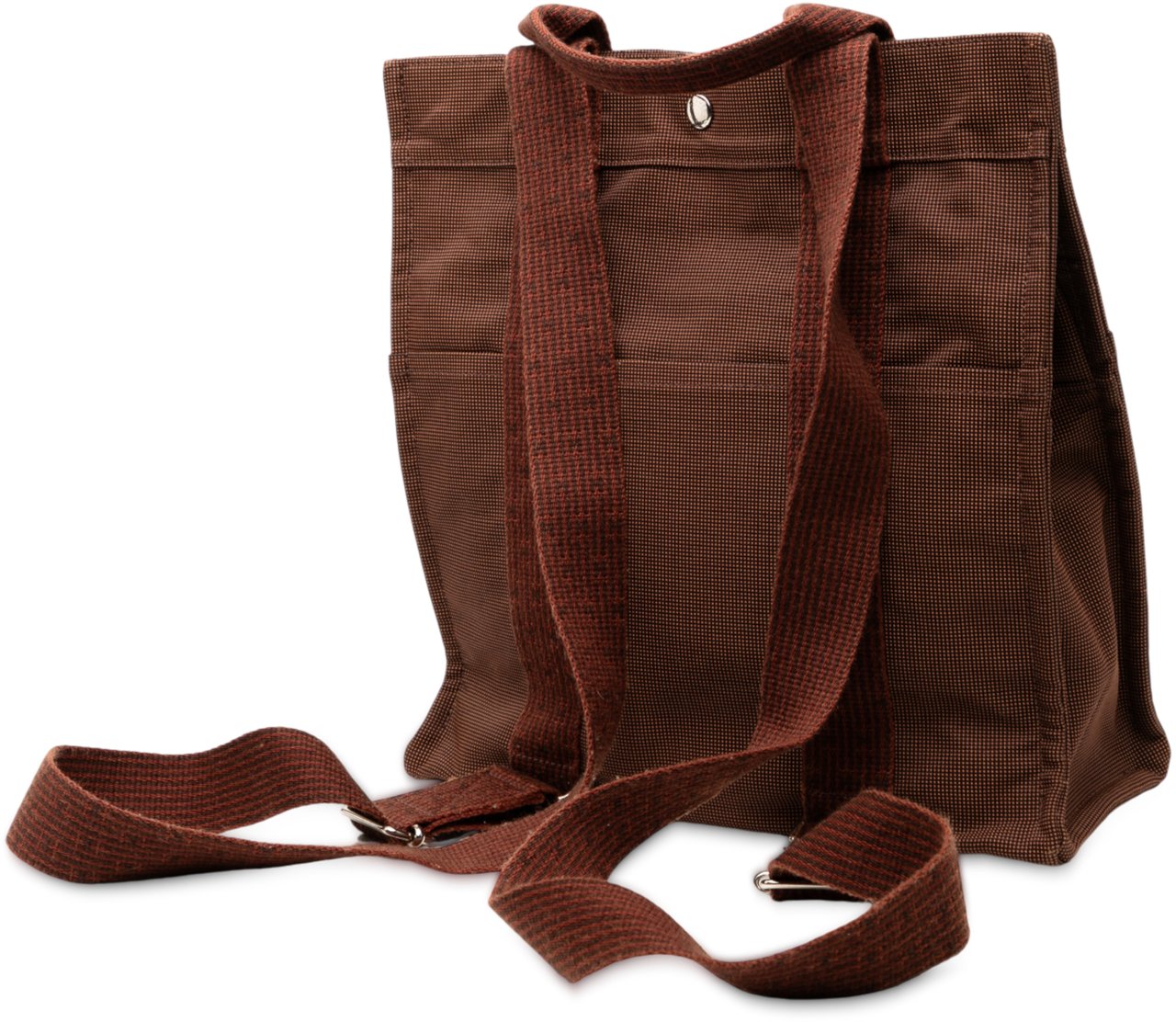 Hermès Canvas Herline Backpack PM Bruin