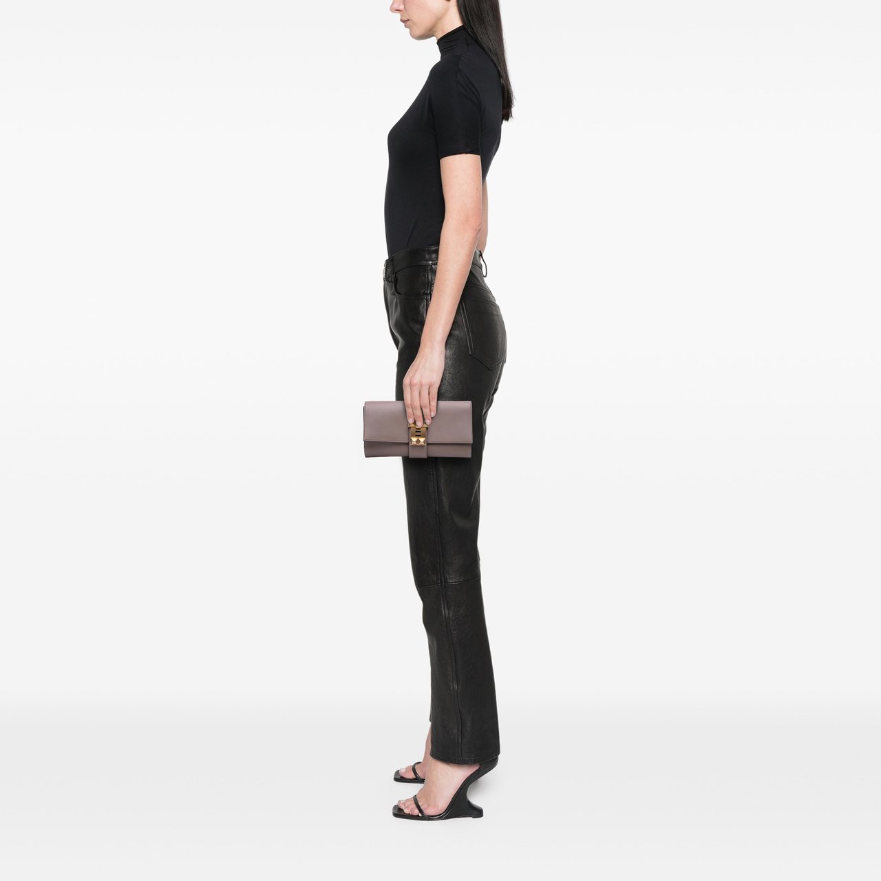 Hermès Swift Medor Clutch 23 Bruin