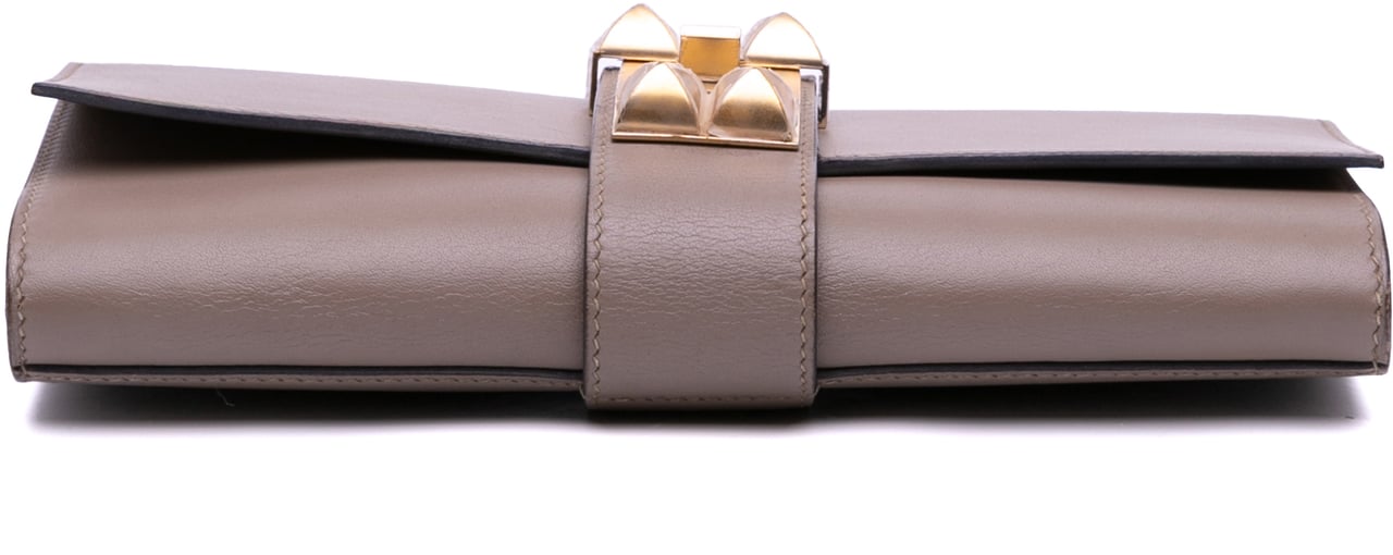 Hermès Swift Medor Clutch 23 Bruin