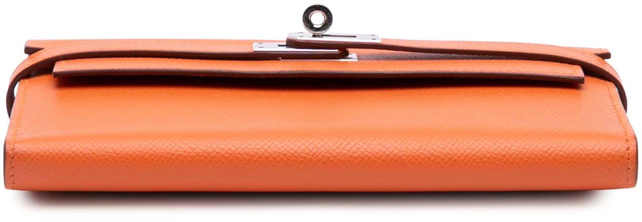 Hermès Epsom Kelly Longue Wallet Oranje