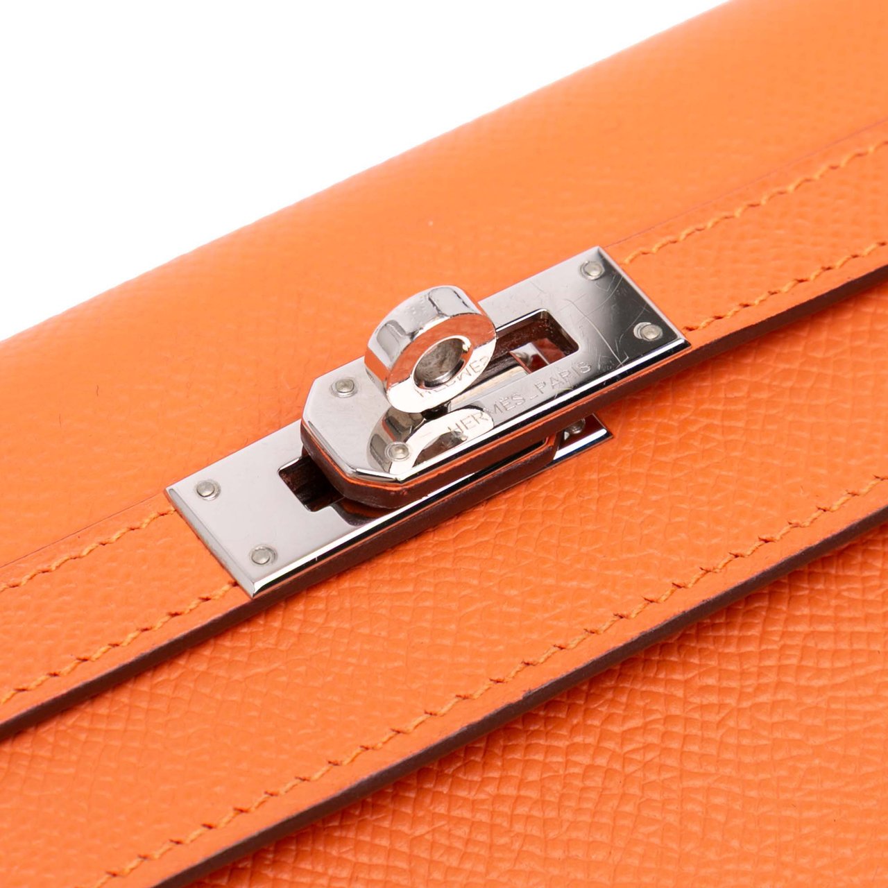 Hermès Epsom Kelly Longue Wallet Oranje