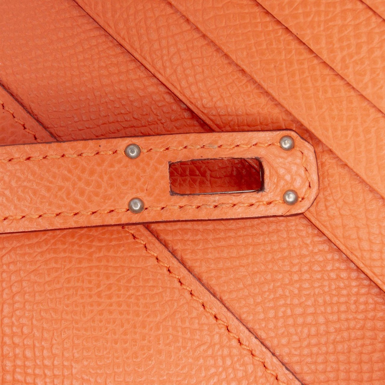 Hermès Epsom Kelly Longue Wallet Oranje
