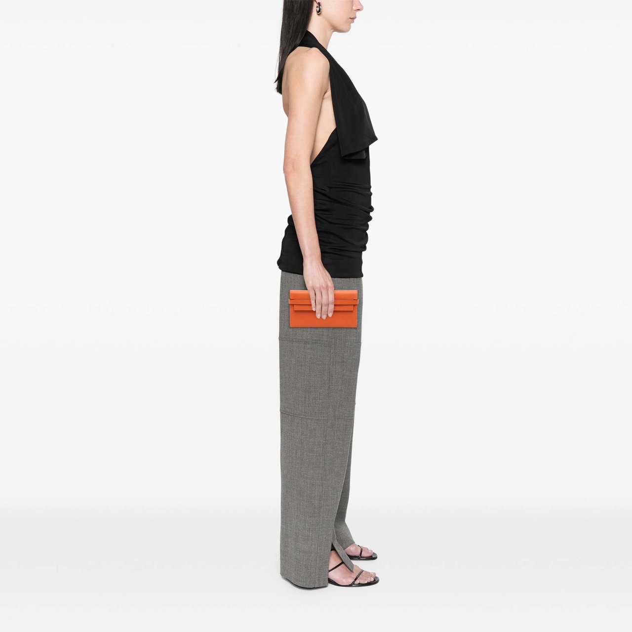 Hermès Epsom Kelly Longue Wallet Oranje
