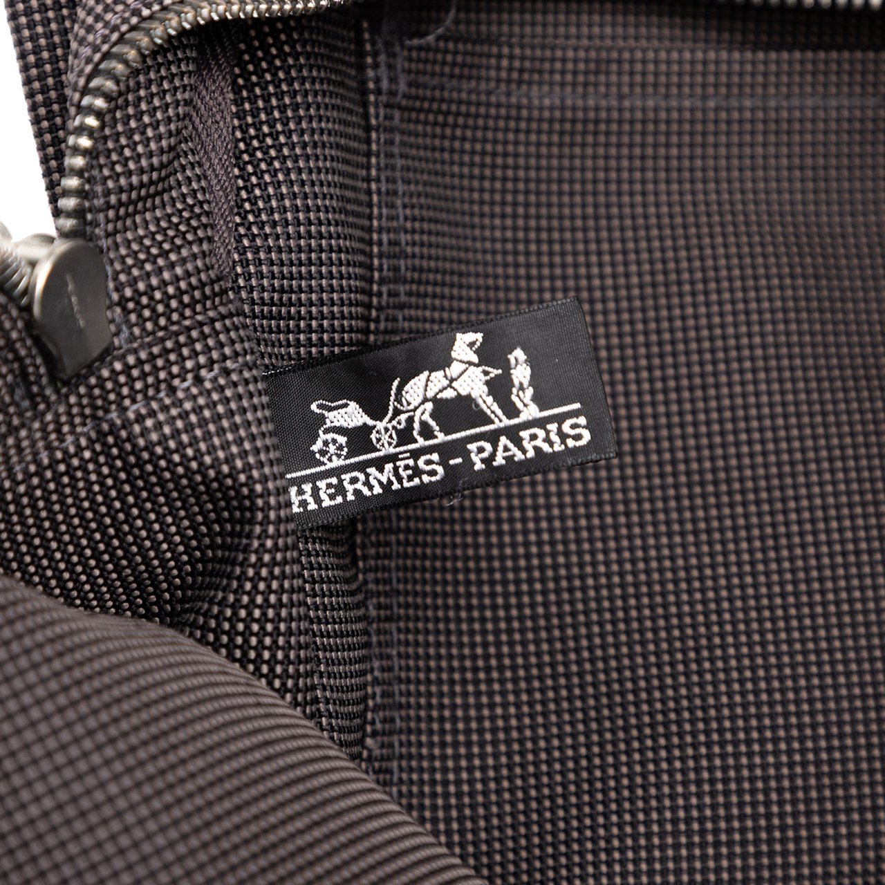 Hermès Canvas Herline MM Grijs