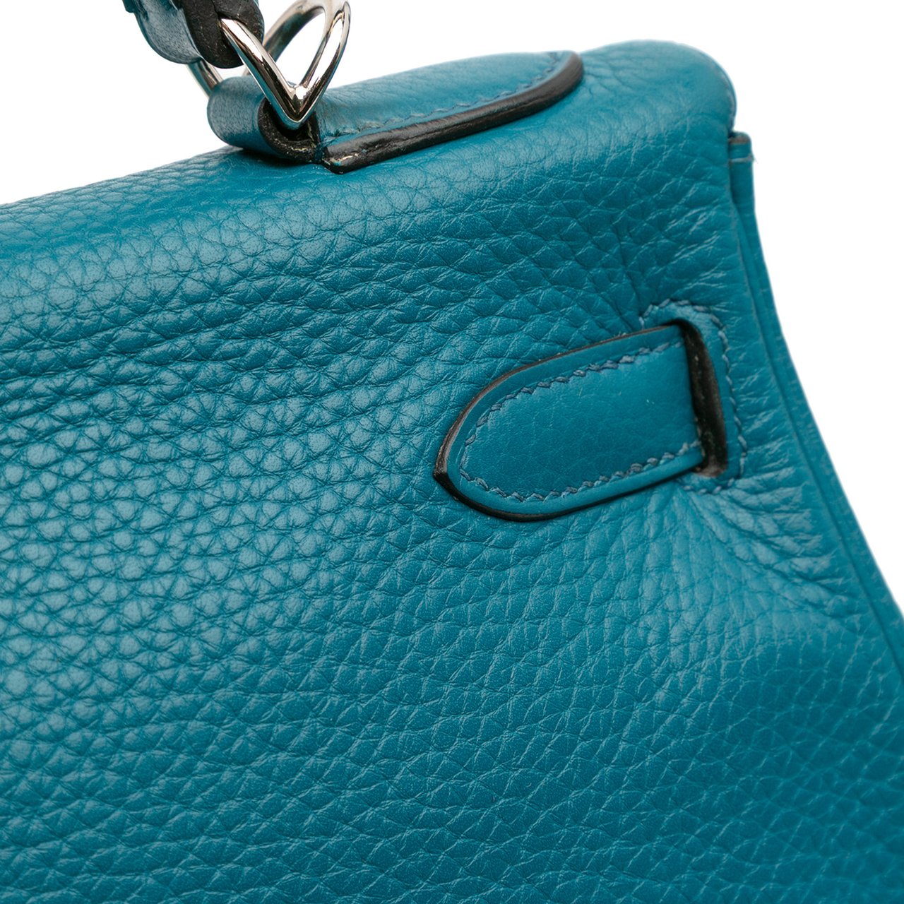 Hermès Clemence Kelly II Retourne 32 Blauw