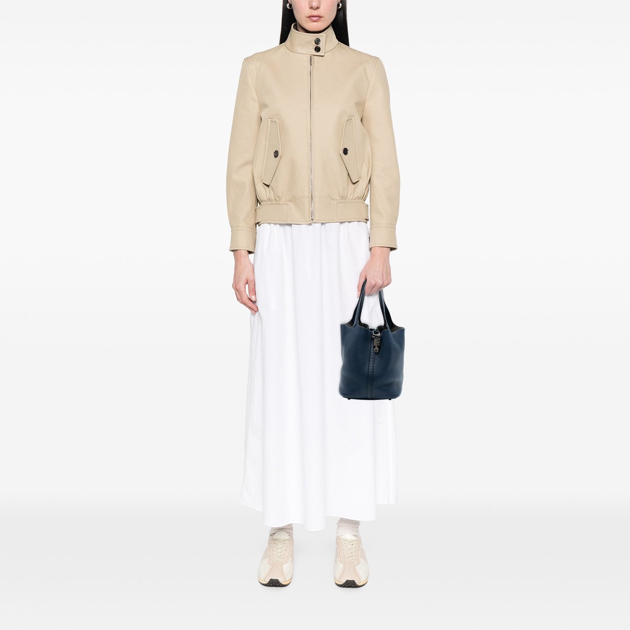 Hermès Clemence Picotin Lock 22 Blauw